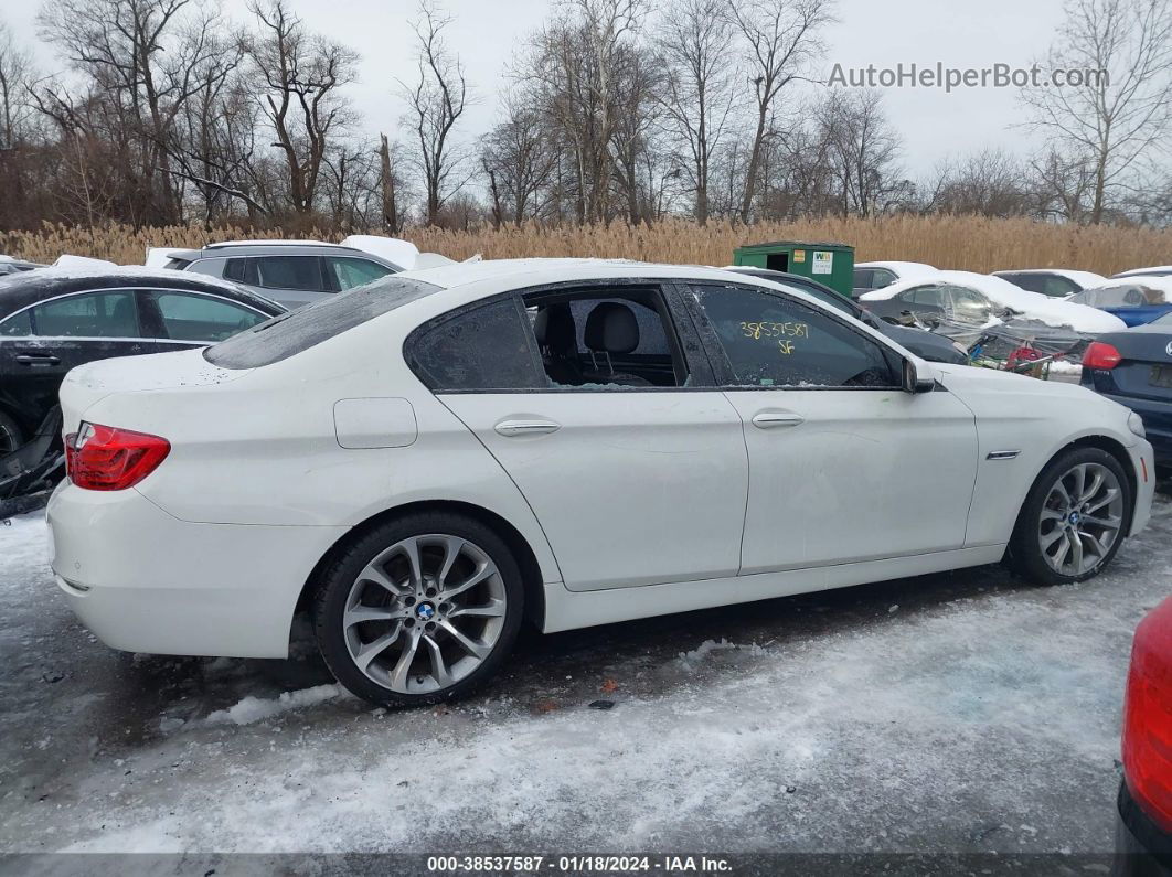 2016 Bmw 528i Xdrive White vin: WBA5A7C51GG147235