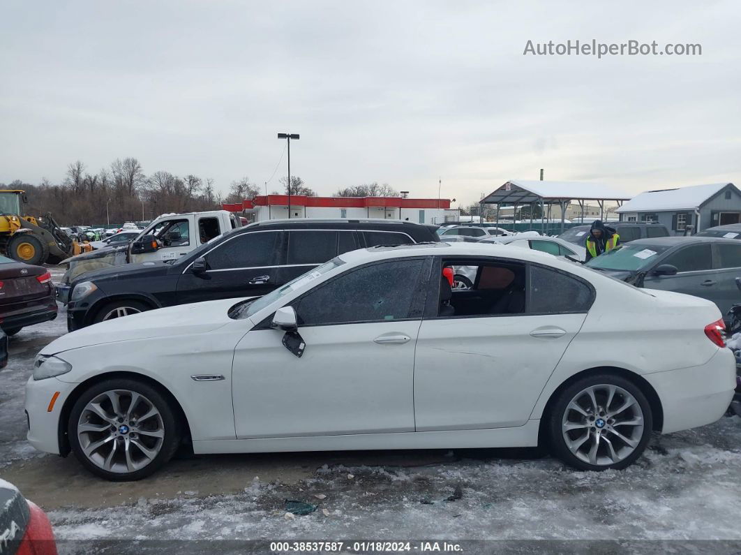 2016 Bmw 528i Xdrive White vin: WBA5A7C51GG147235