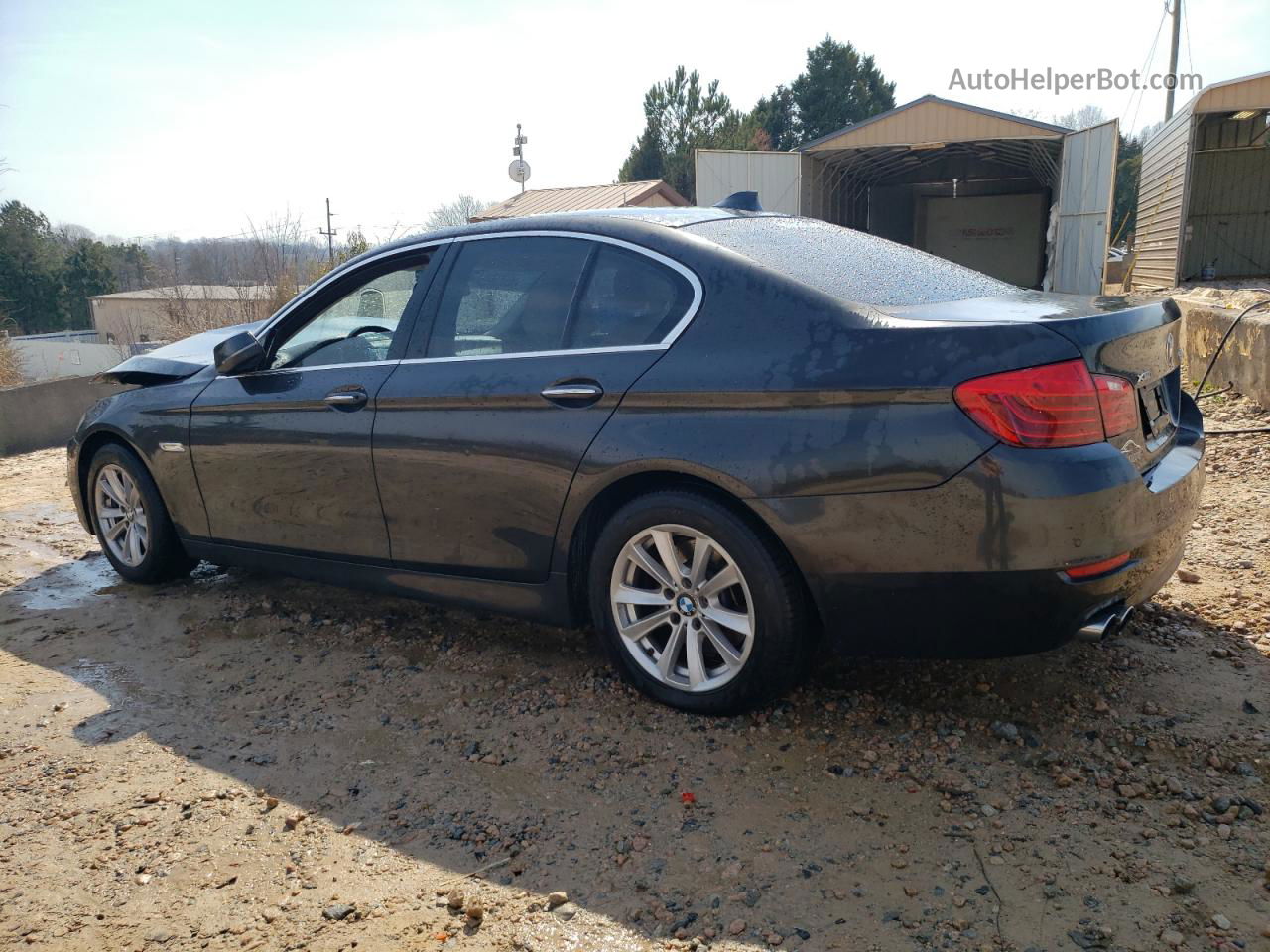 2014 Bmw 528 Xi Gray vin: WBA5A7C52ED614340