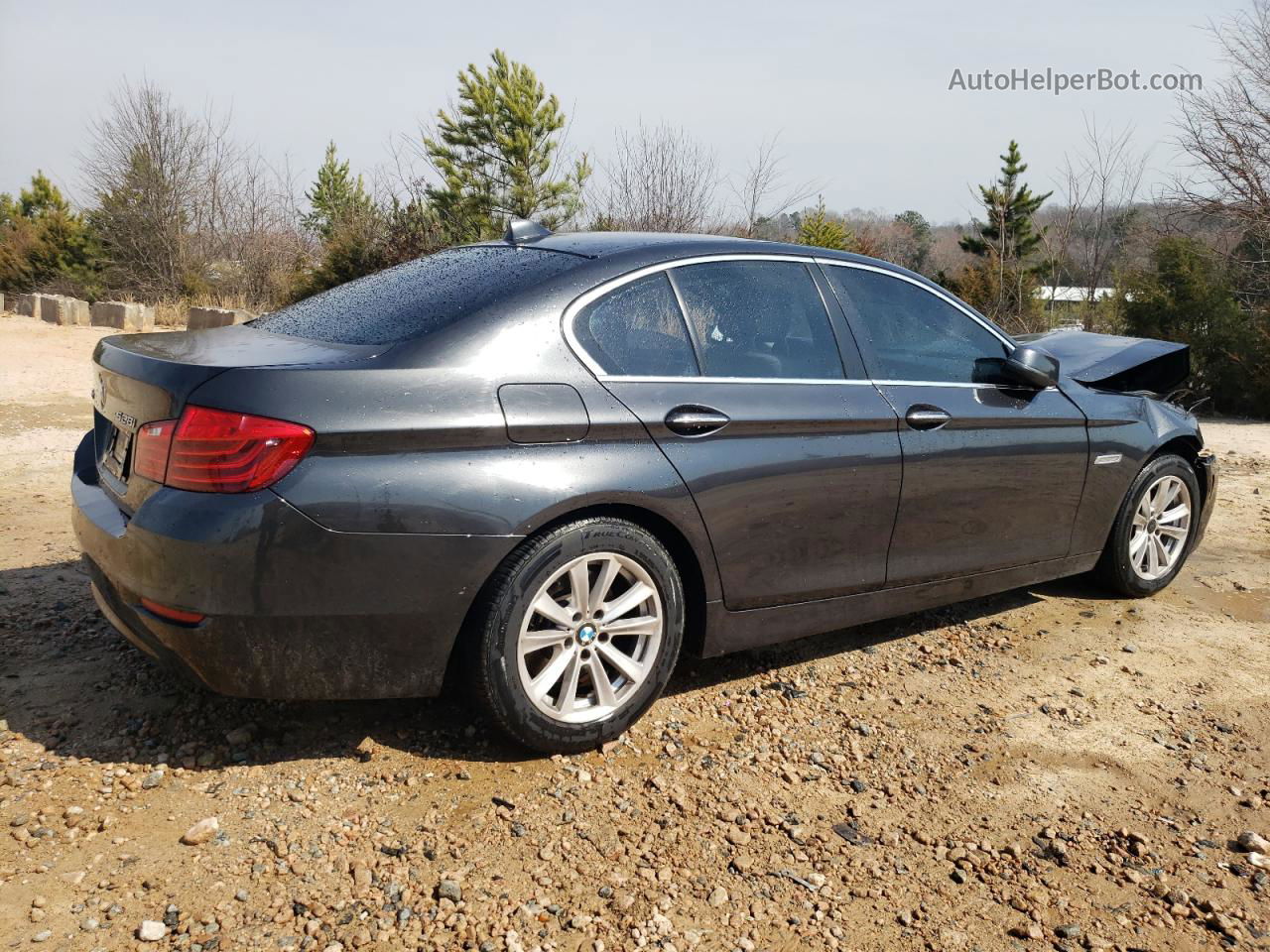 2014 Bmw 528 Xi Gray vin: WBA5A7C52ED614340