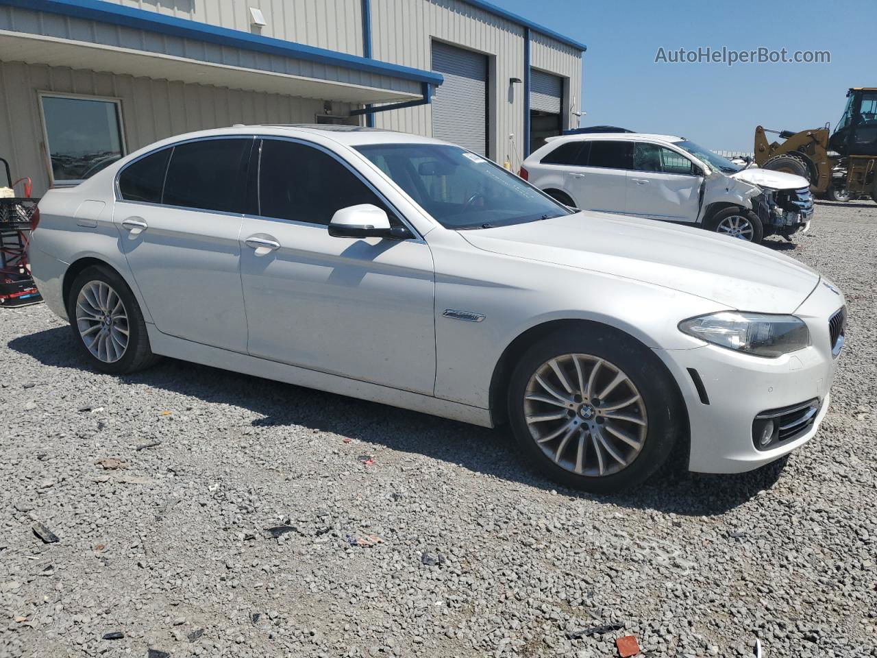 2014 Bmw 528 Xi White vin: WBA5A7C52ED617934