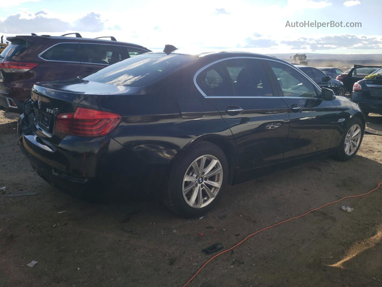 2014 Bmw 528 Xi Black vin: WBA5A7C52ED618839