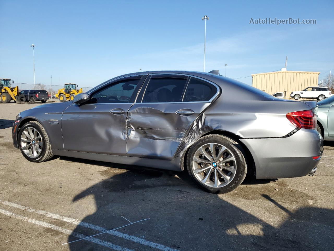 2016 Bmw 528 Xi Silver vin: WBA5A7C52GG147454