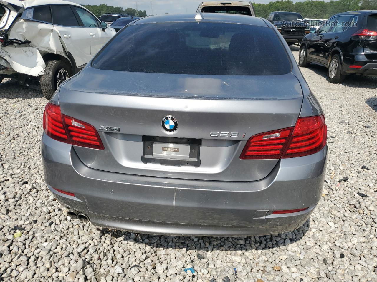 2016 Bmw 528 Xi Gray vin: WBA5A7C52GG643581