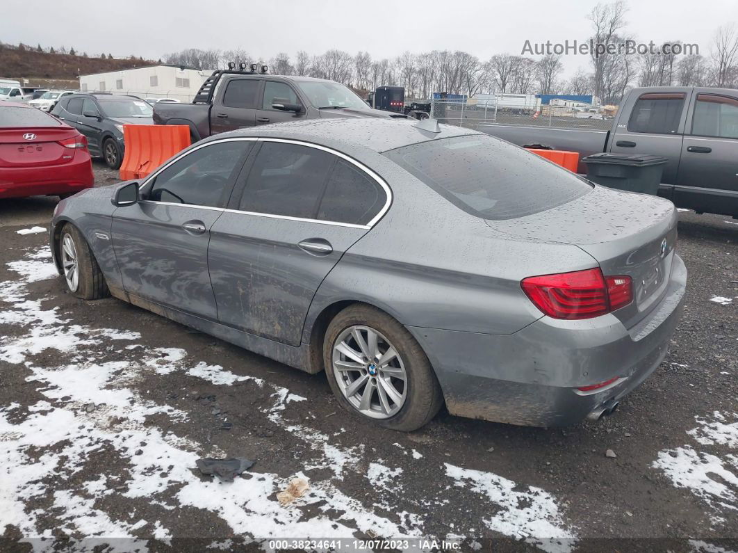 2014 Bmw 528i Xdrive Silver vin: WBA5A7C53ED612127