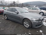 2014 Bmw 528i Xdrive Silver vin: WBA5A7C53ED612127