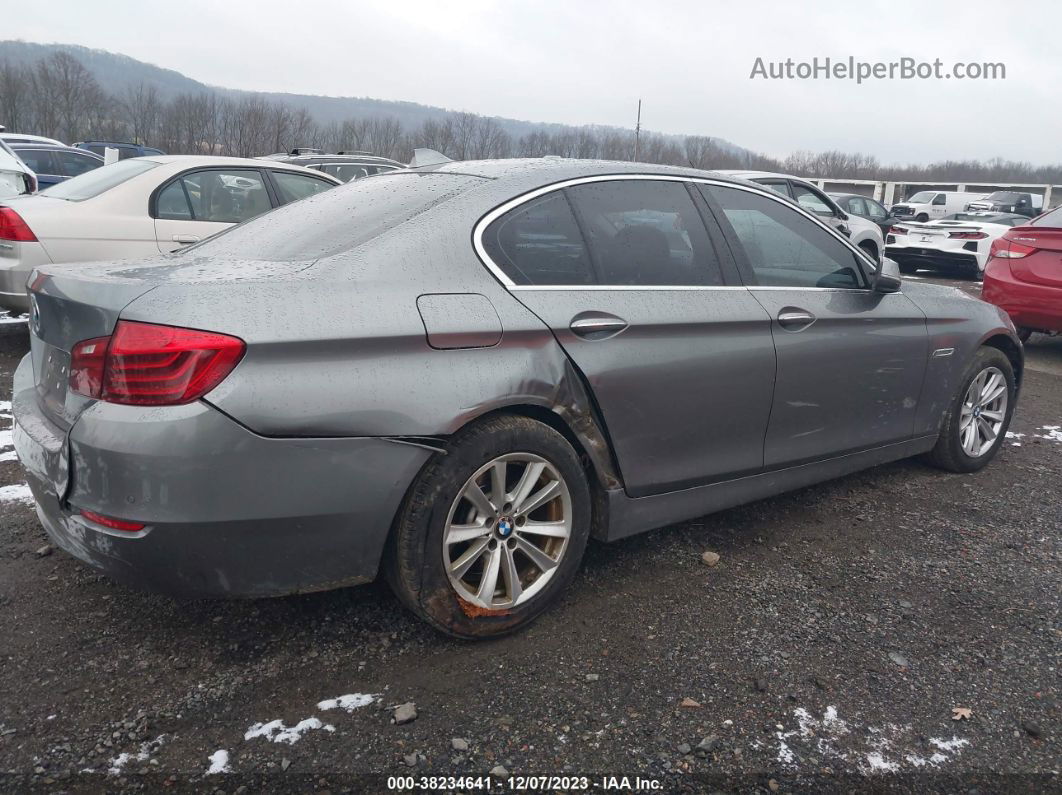 2014 Bmw 528i Xdrive Silver vin: WBA5A7C53ED612127