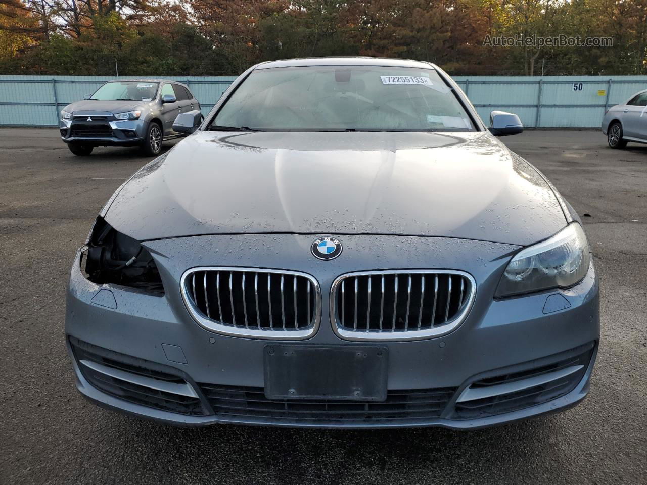 2014 Bmw 528 Xi Gray vin: WBA5A7C53ED619675