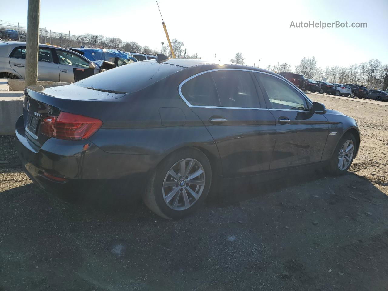 2016 Bmw 528 Xi Синий vin: WBA5A7C53GG144885