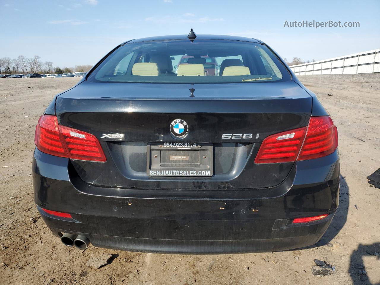 2016 Bmw 528 Xi Black vin: WBA5A7C53GG146944