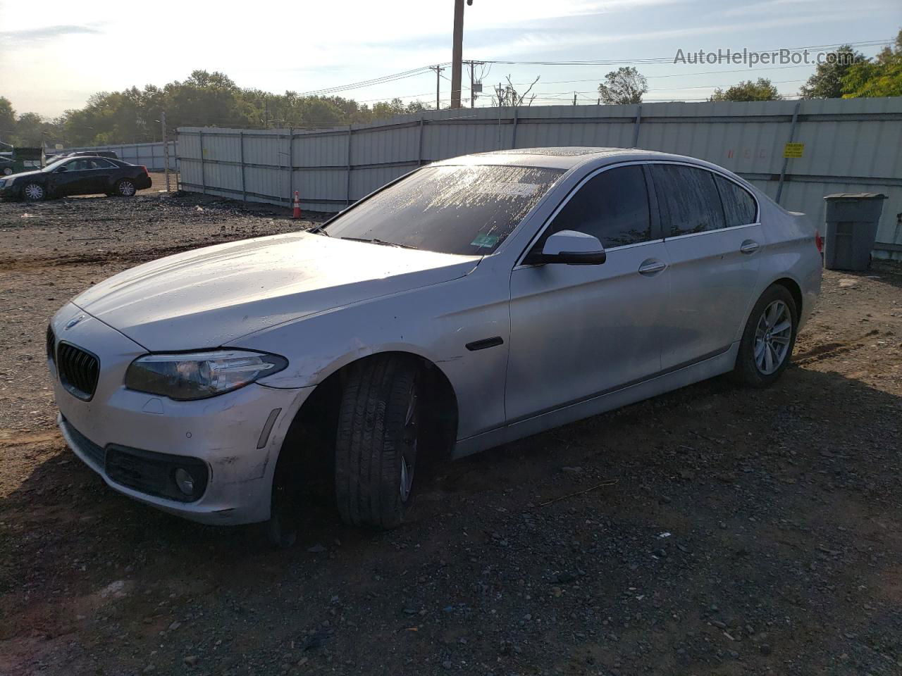 2016 Bmw 528 Xi Silver vin: WBA5A7C53GG149925