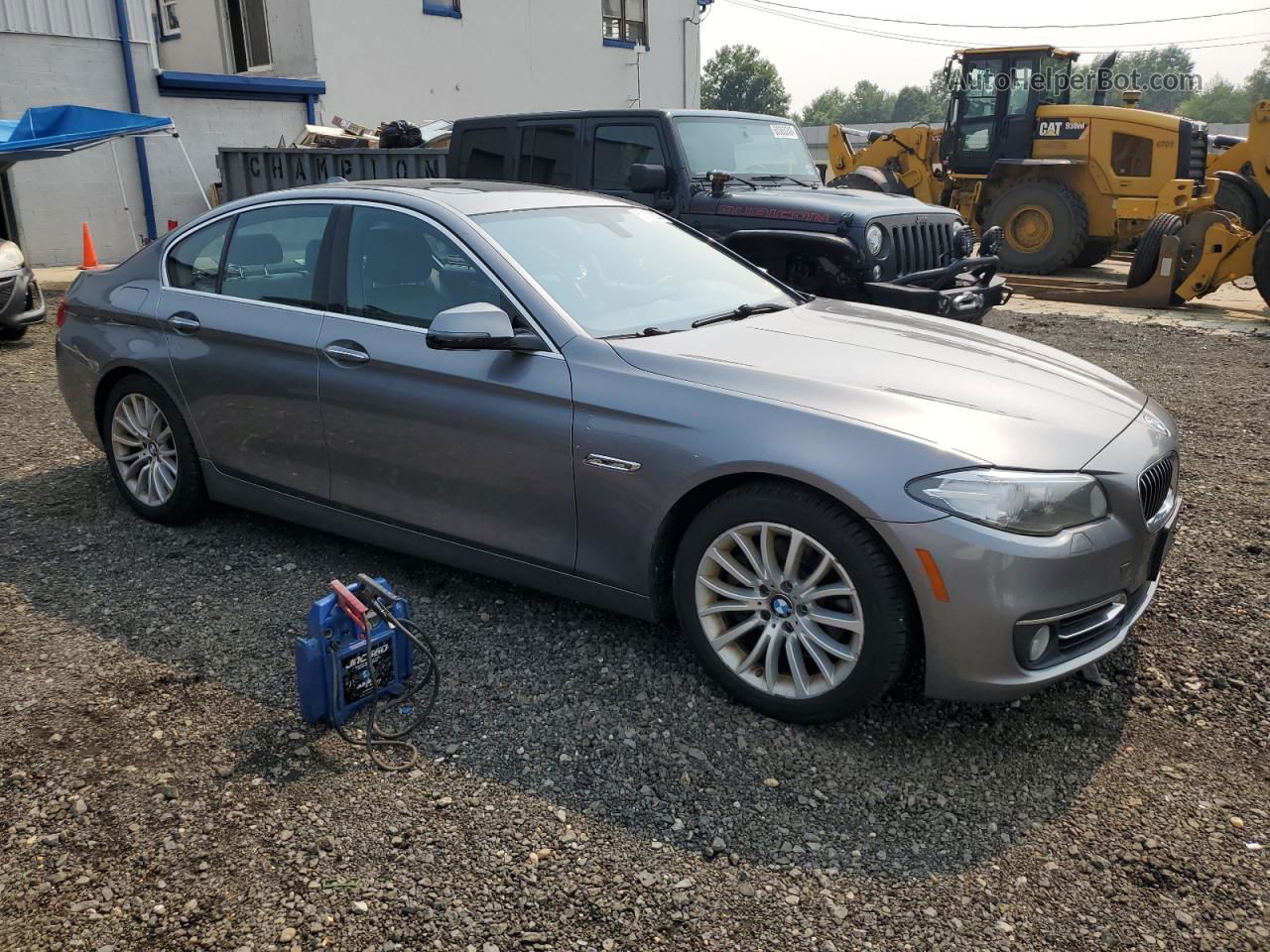 2014 Bmw 528 Xi Gray vin: WBA5A7C54ED612072