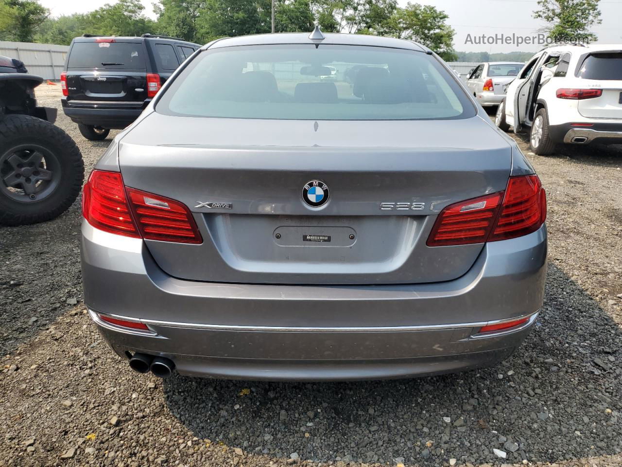 2014 Bmw 528 Xi Gray vin: WBA5A7C54ED612072