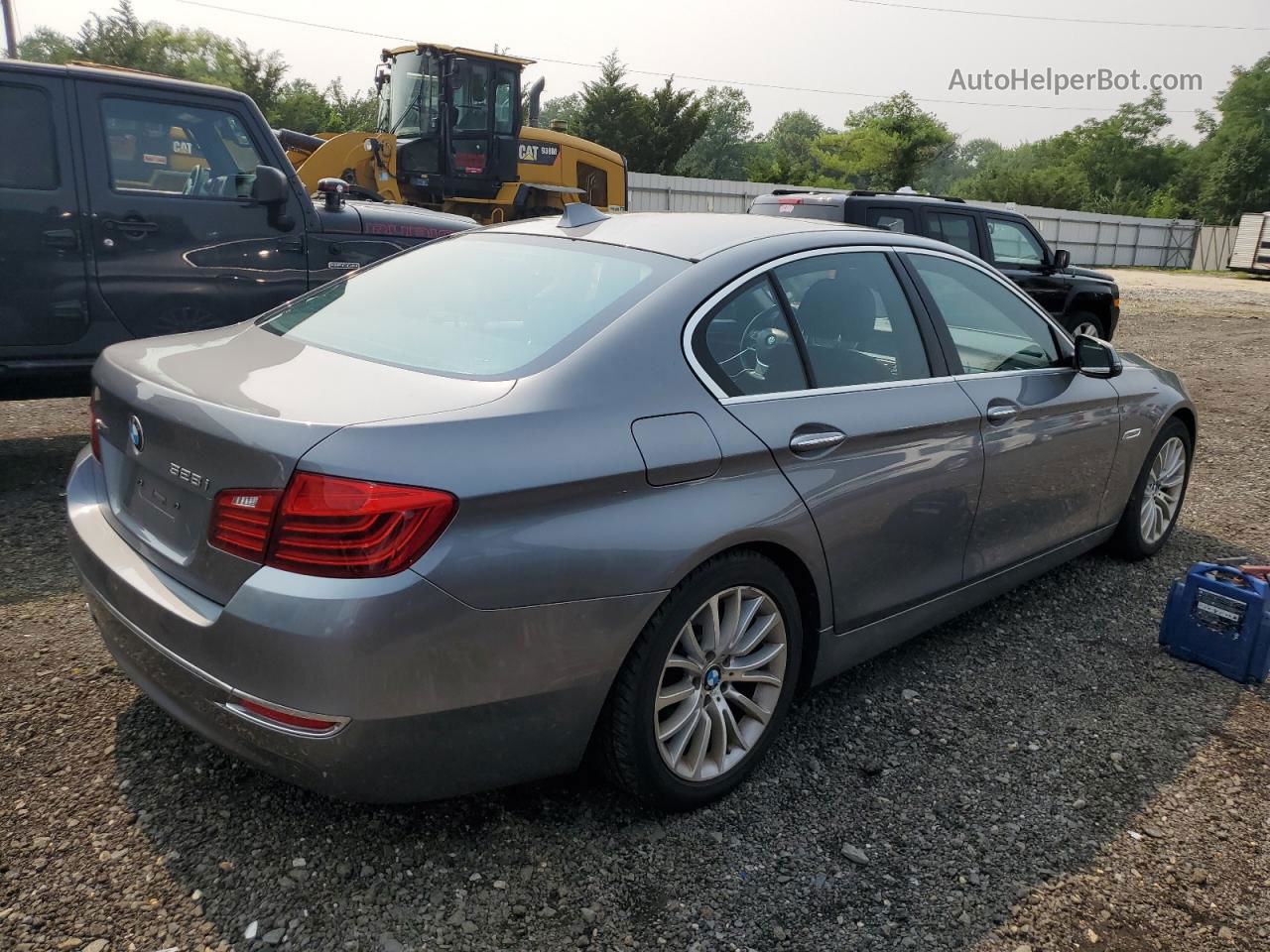 2014 Bmw 528 Xi Gray vin: WBA5A7C54ED612072