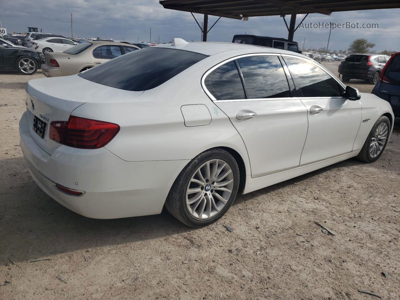 2014 Bmw 528 Xi White vin: WBA5A7C54ED614162