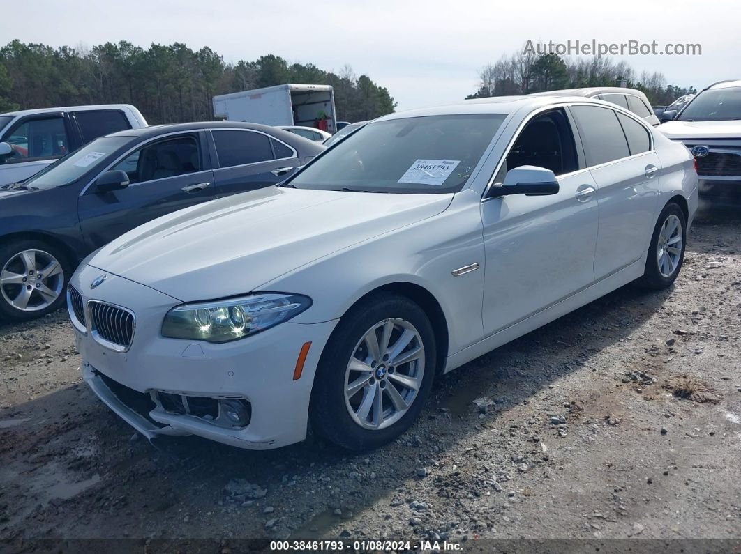 2016 Bmw 528i Xdrive White vin: WBA5A7C54GG149139