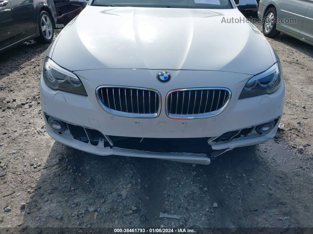 2016 Bmw 528i Xdrive White vin: WBA5A7C54GG149139