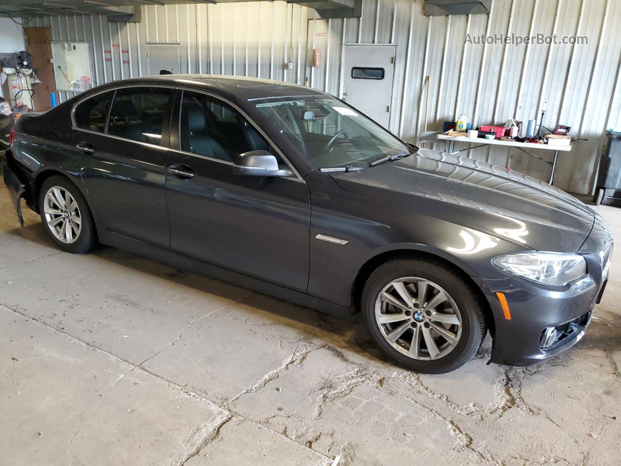 2016 Bmw 528 Xi Charcoal vin: WBA5A7C54GG149447