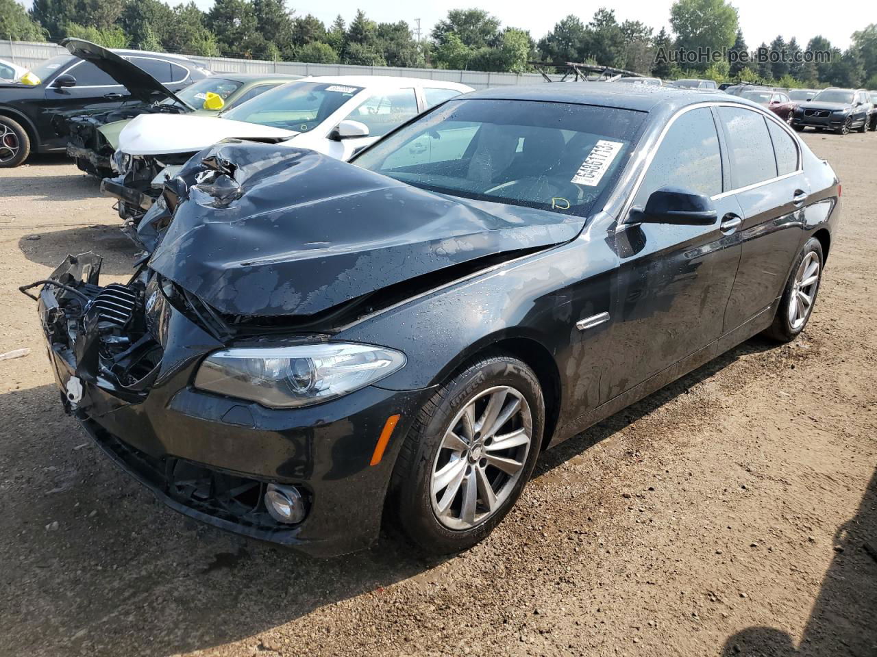 2016 Bmw 528 Xi Black vin: WBA5A7C54GG151456