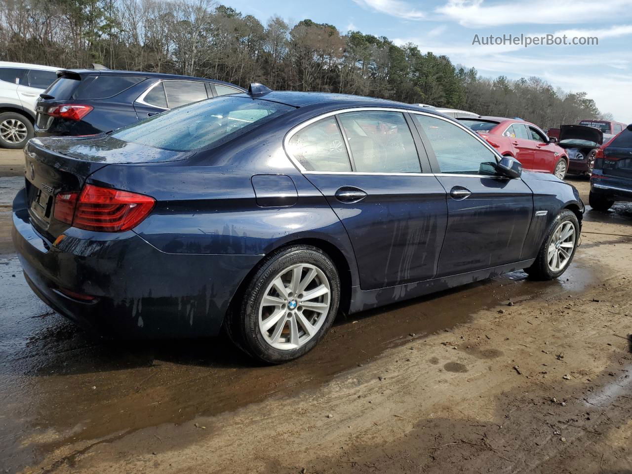 2016 Bmw 528 Xi Blue vin: WBA5A7C54GG152106