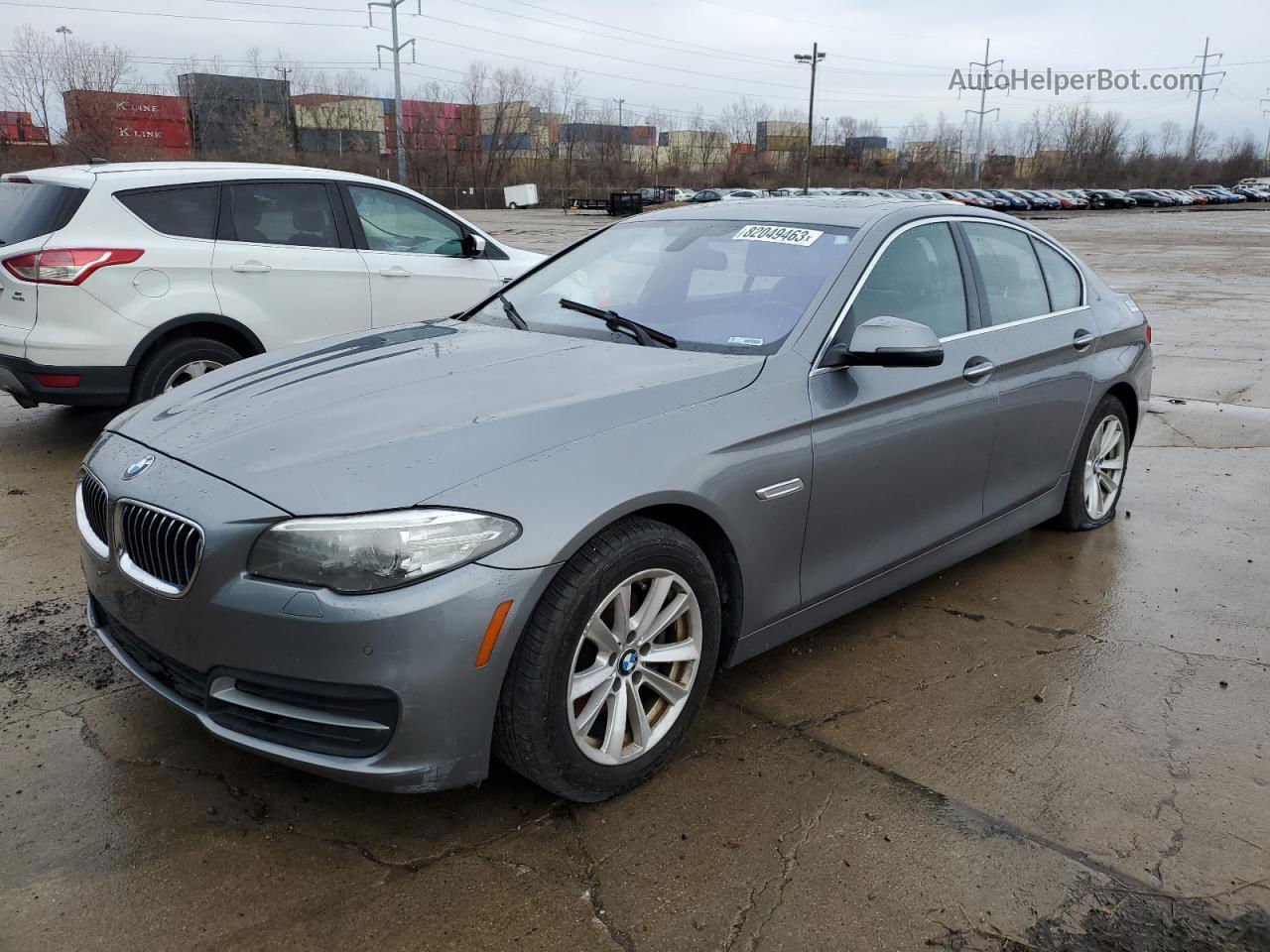 2014 Bmw 528 Xi Серый vin: WBA5A7C55ED619435