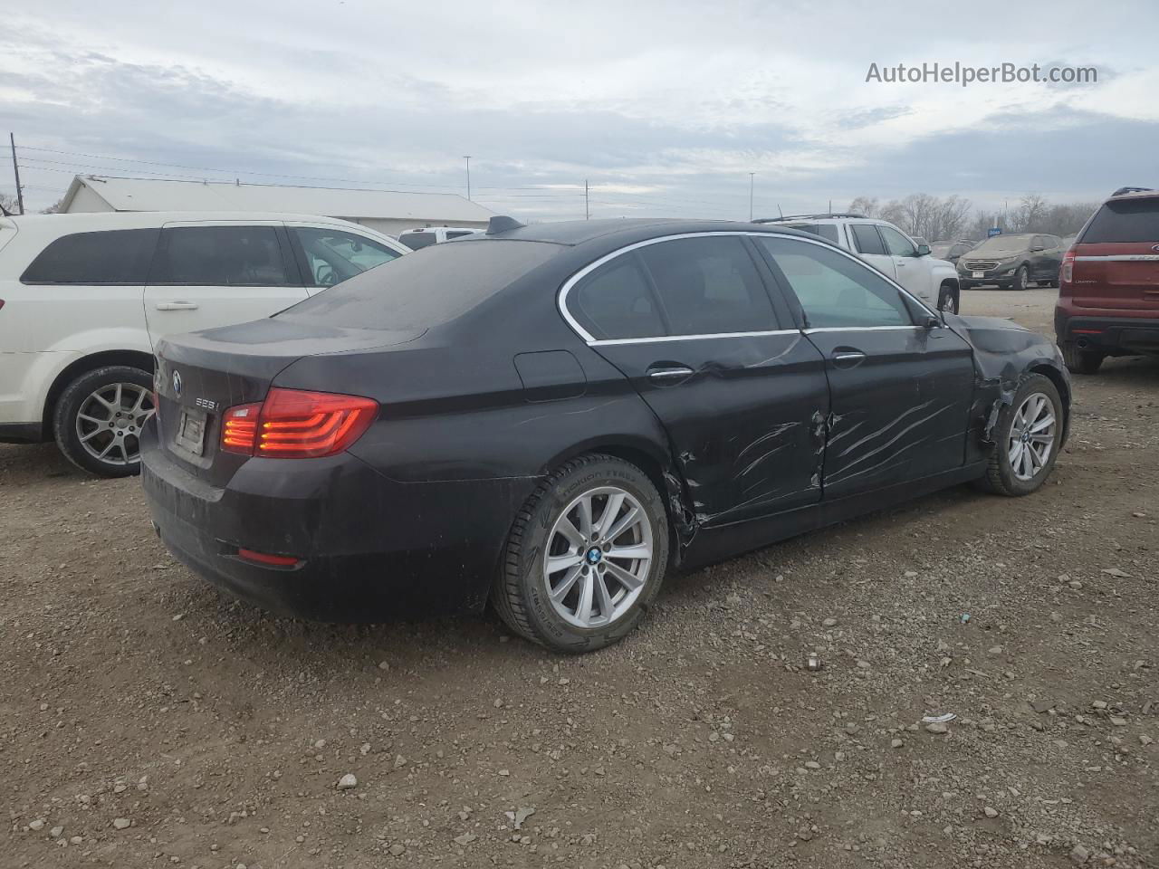 2016 Bmw 528 Xi Black vin: WBA5A7C55GG148985