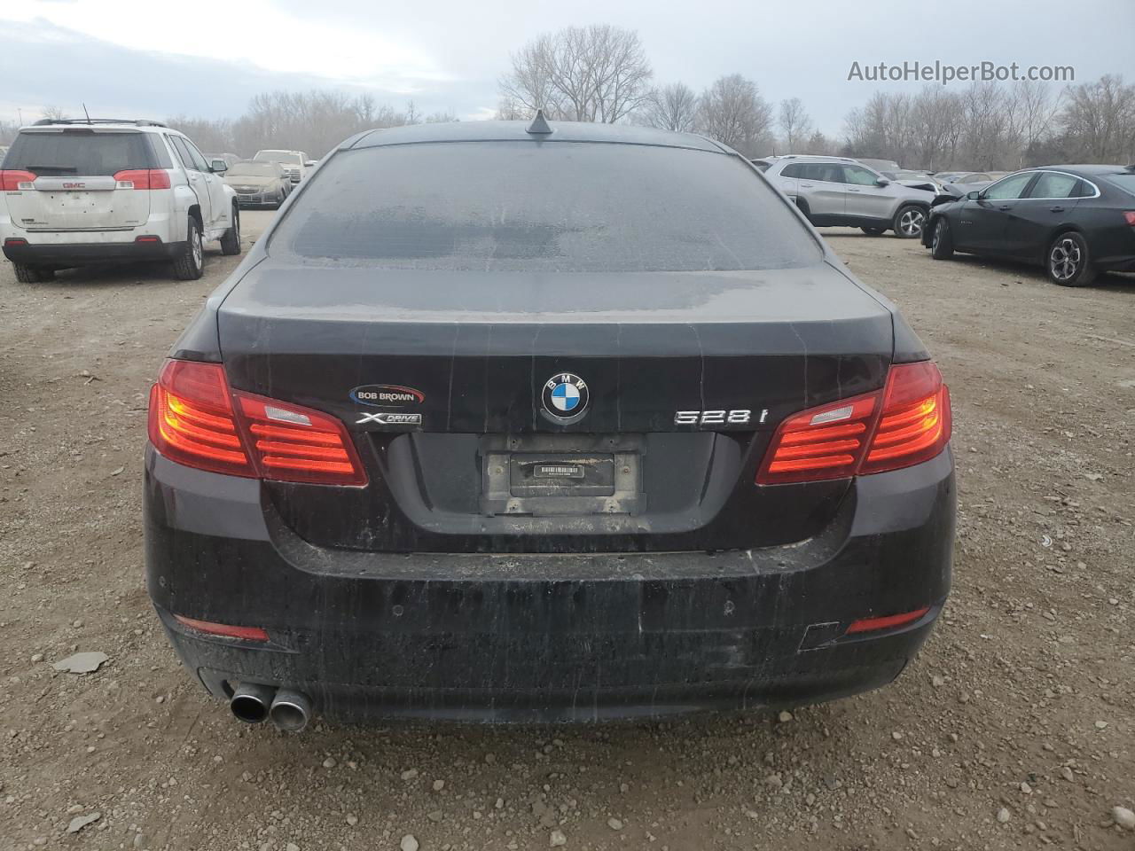 2016 Bmw 528 Xi Черный vin: WBA5A7C55GG148985