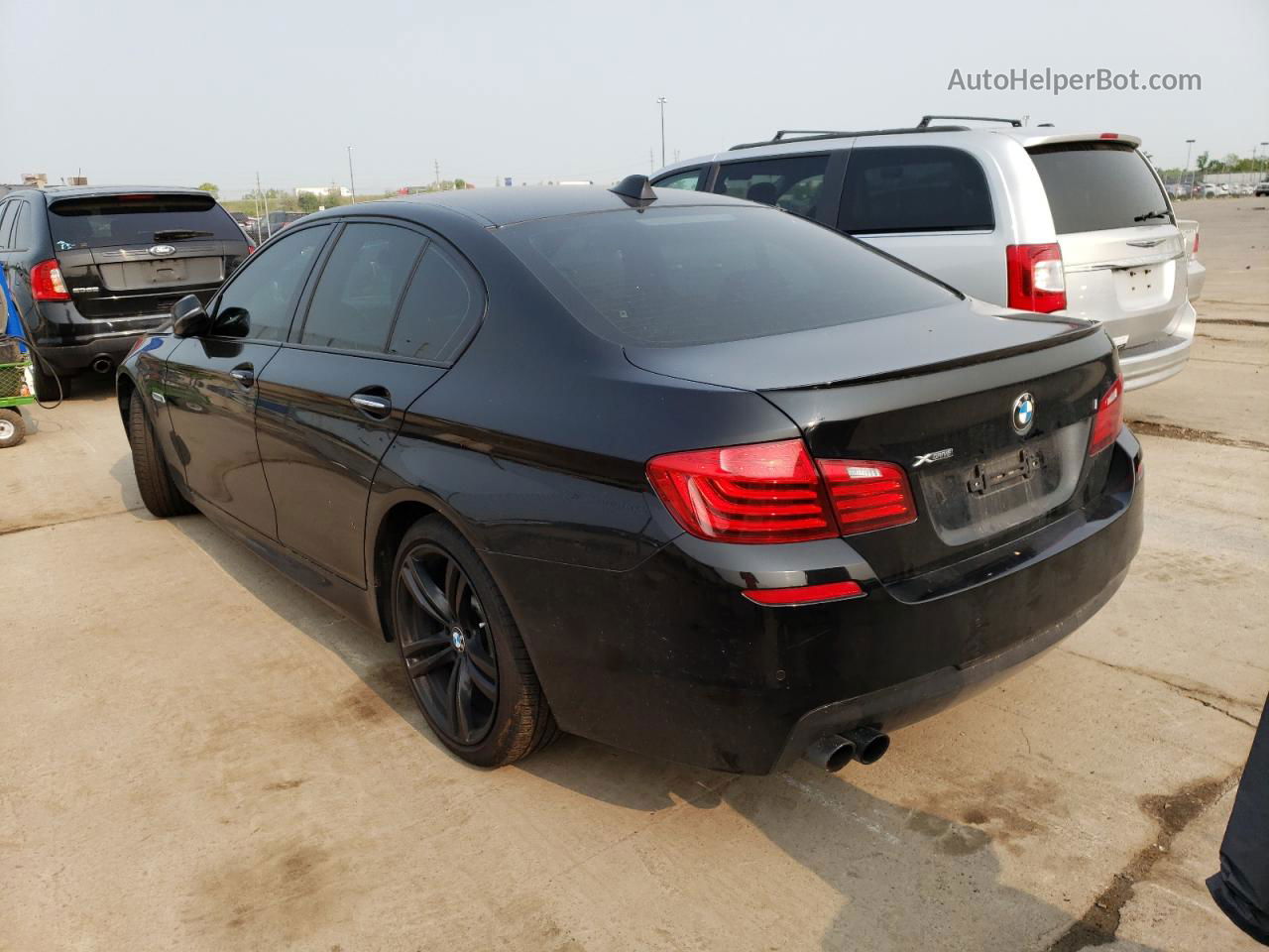 2016 Bmw 528 Xi Черный vin: WBA5A7C55GG643803