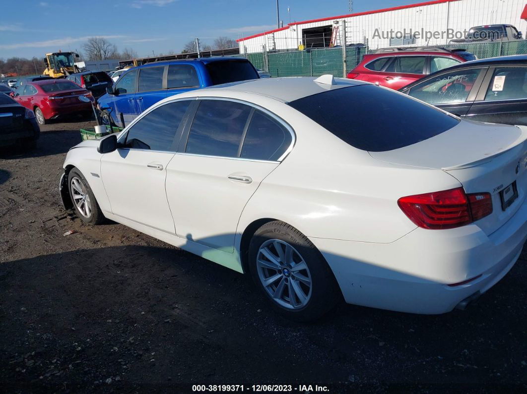 2014 Bmw 528i Xdrive White vin: WBA5A7C57ED612907