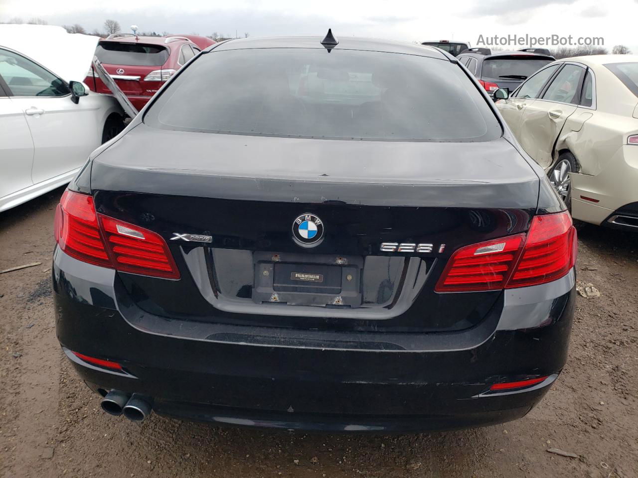 2016 Bmw 528 Xi Black vin: WBA5A7C57GG150446