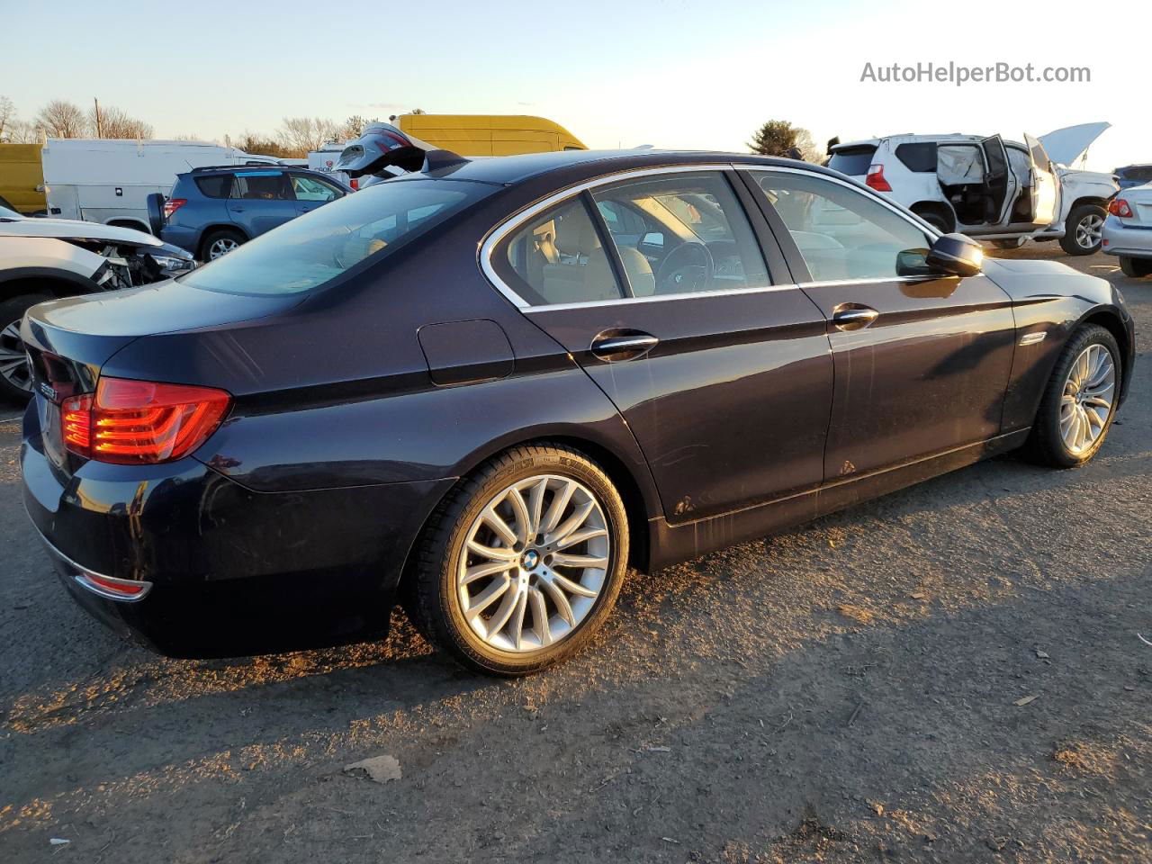 2014 Bmw 528 Xi Blue vin: WBA5A7C58ED219580