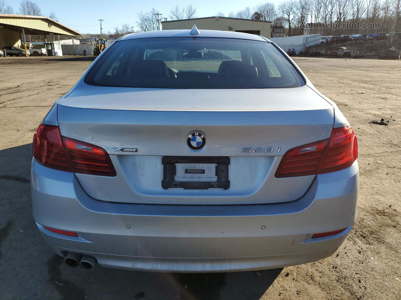 2014 Bmw 528 Xi Silver vin: WBA5A7C58ED612446