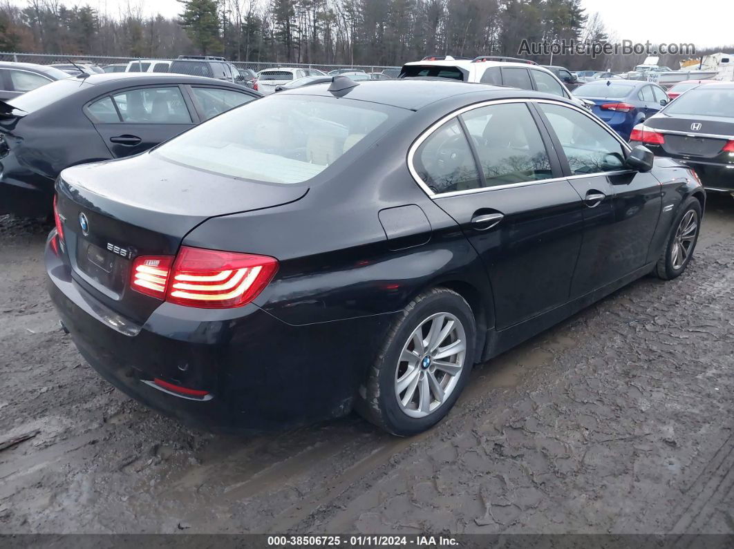 2014 Bmw 528i Xdrive Black vin: WBA5A7C58ED612530