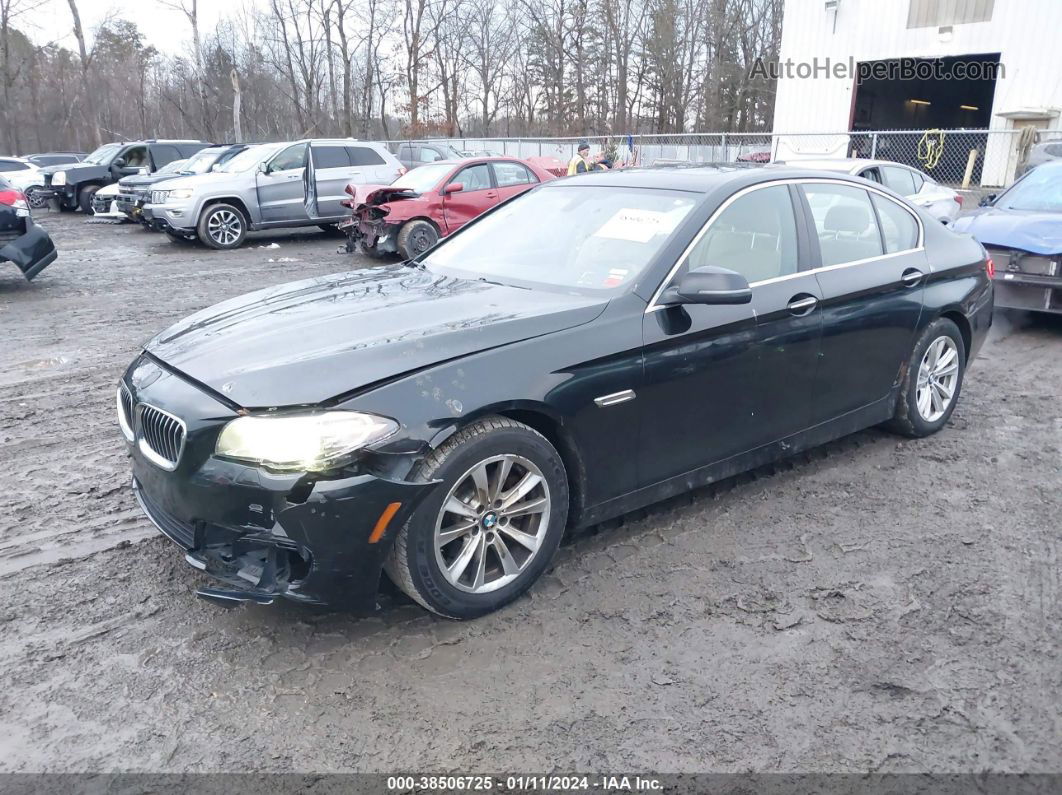 2014 Bmw 528i Xdrive Black vin: WBA5A7C58ED612530