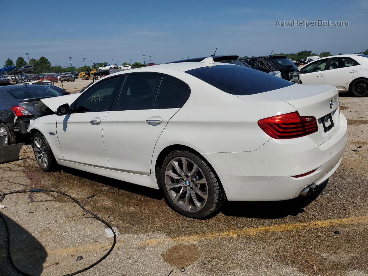 2016 Bmw 528 Xi White vin: WBA5A7C58GG146017