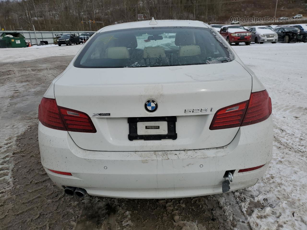 2016 Bmw 528 Xi White vin: WBA5A7C58GG642175