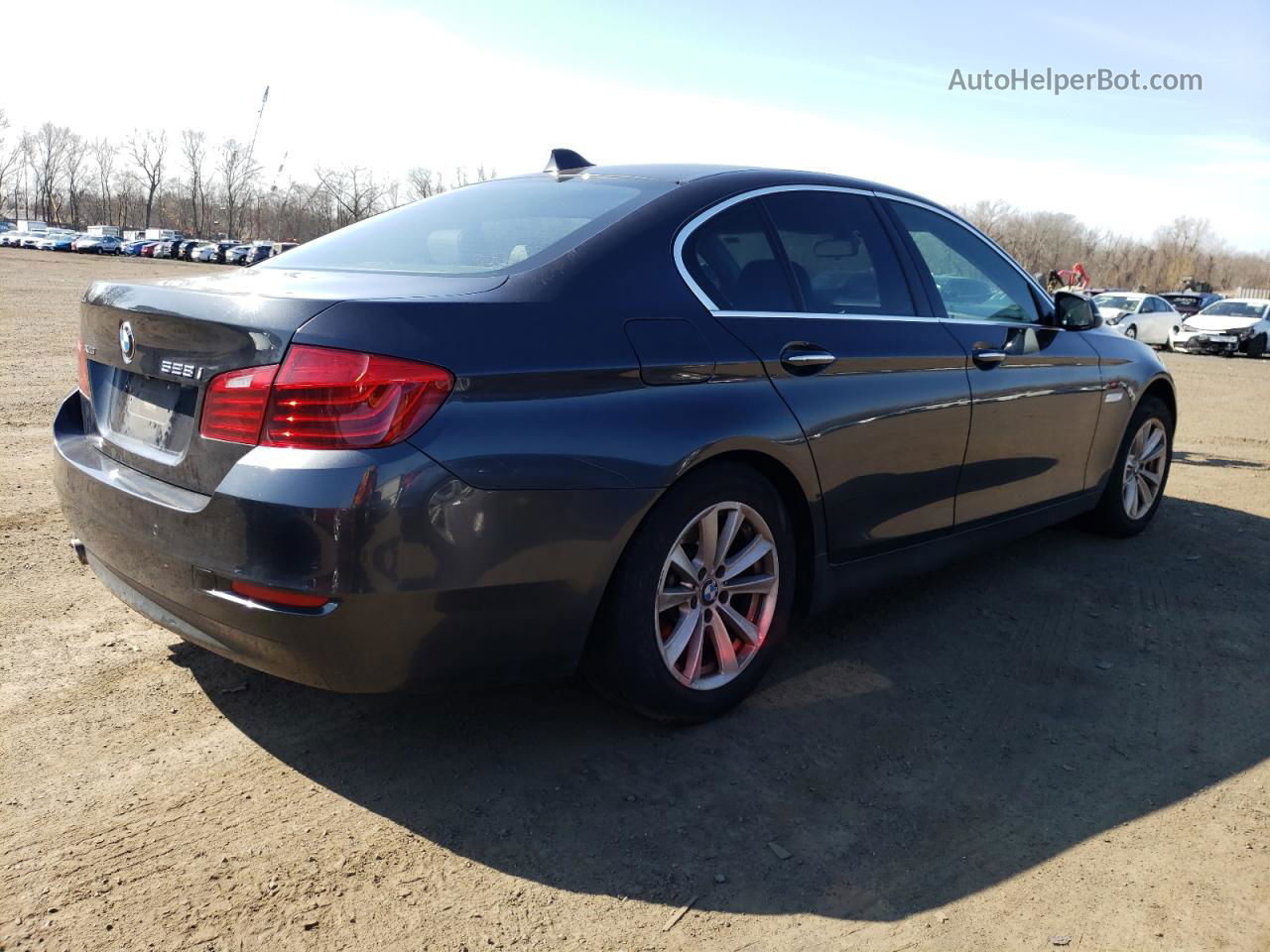 2014 Bmw 528 Xi Gray vin: WBA5A7C59ED616151