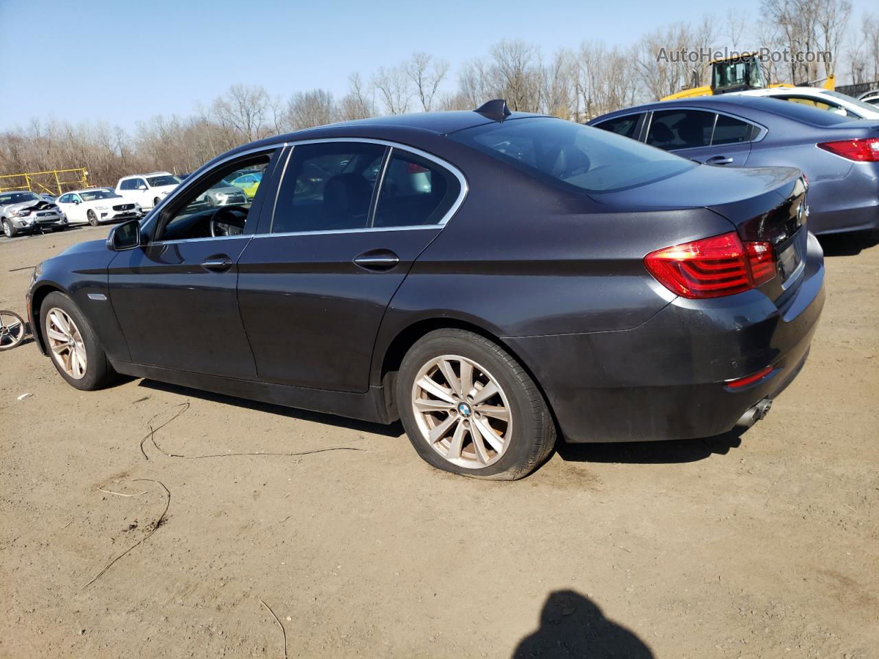 2014 Bmw 528 Xi Gray vin: WBA5A7C59ED616151