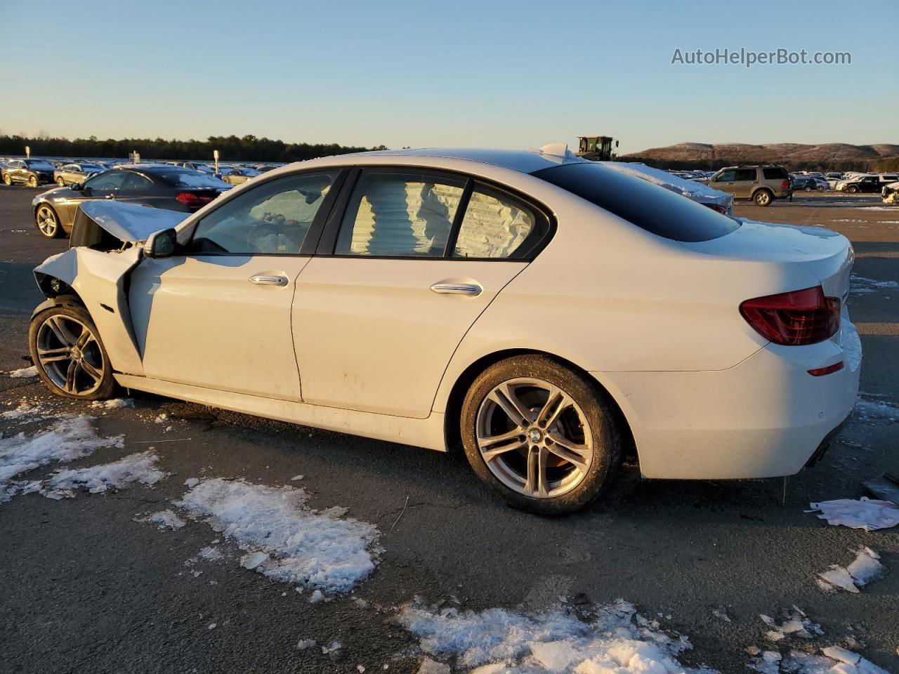 2016 Bmw 528 Xi White vin: WBA5A7C5XGG151428