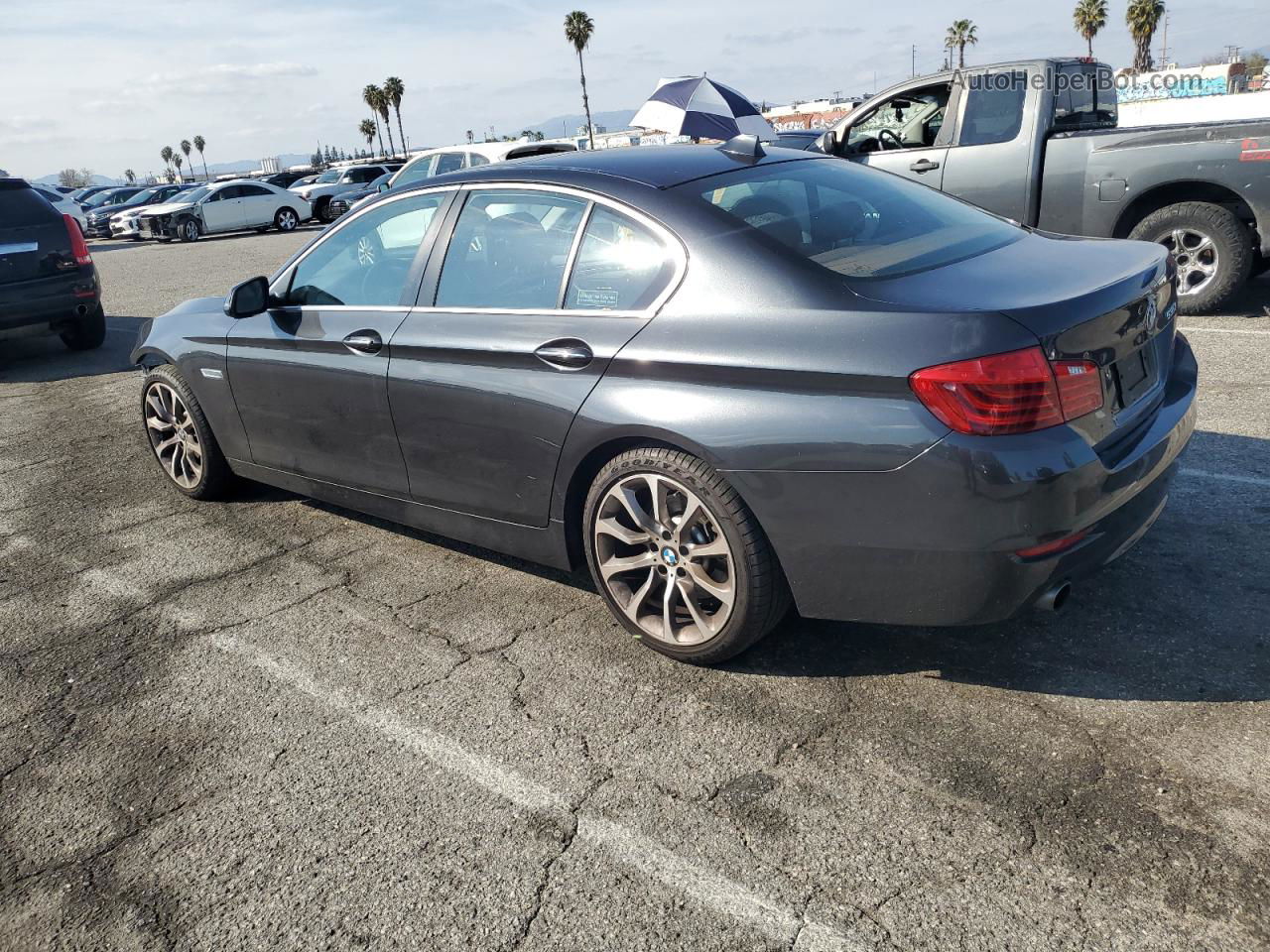 2016 Bmw 535 I Gray vin: WBA5B1C50GG128900