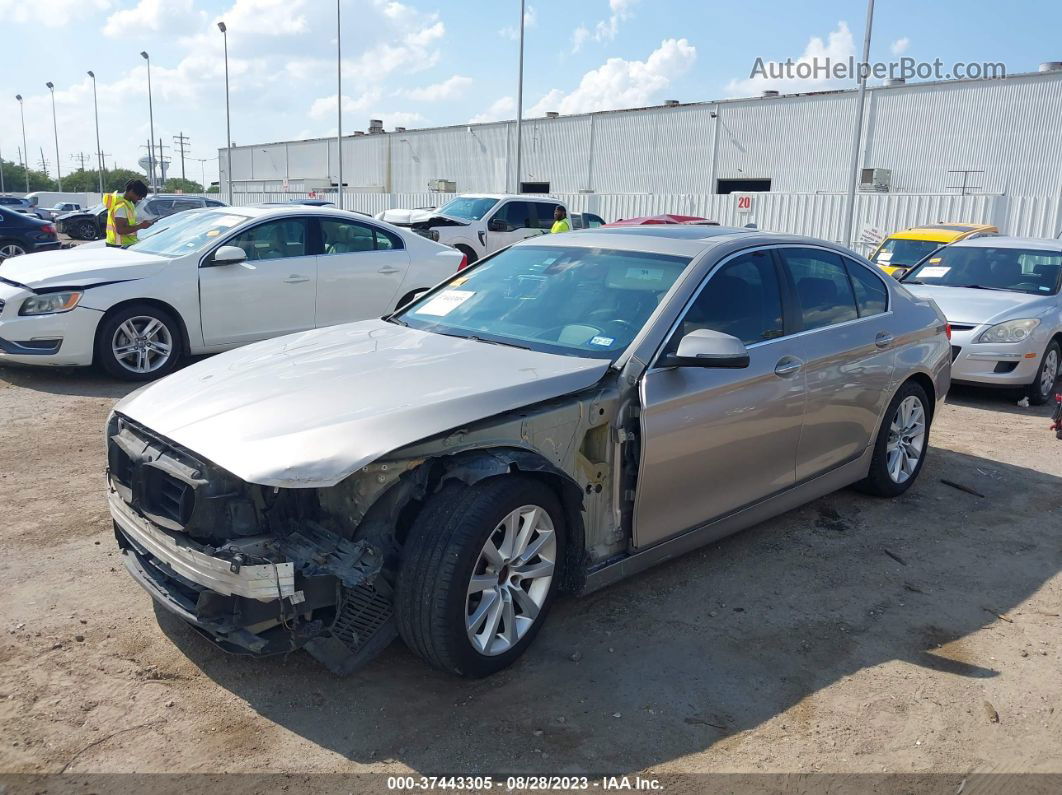 2016 Bmw 5 Series 535i Beige vin: WBA5B1C50GG132395