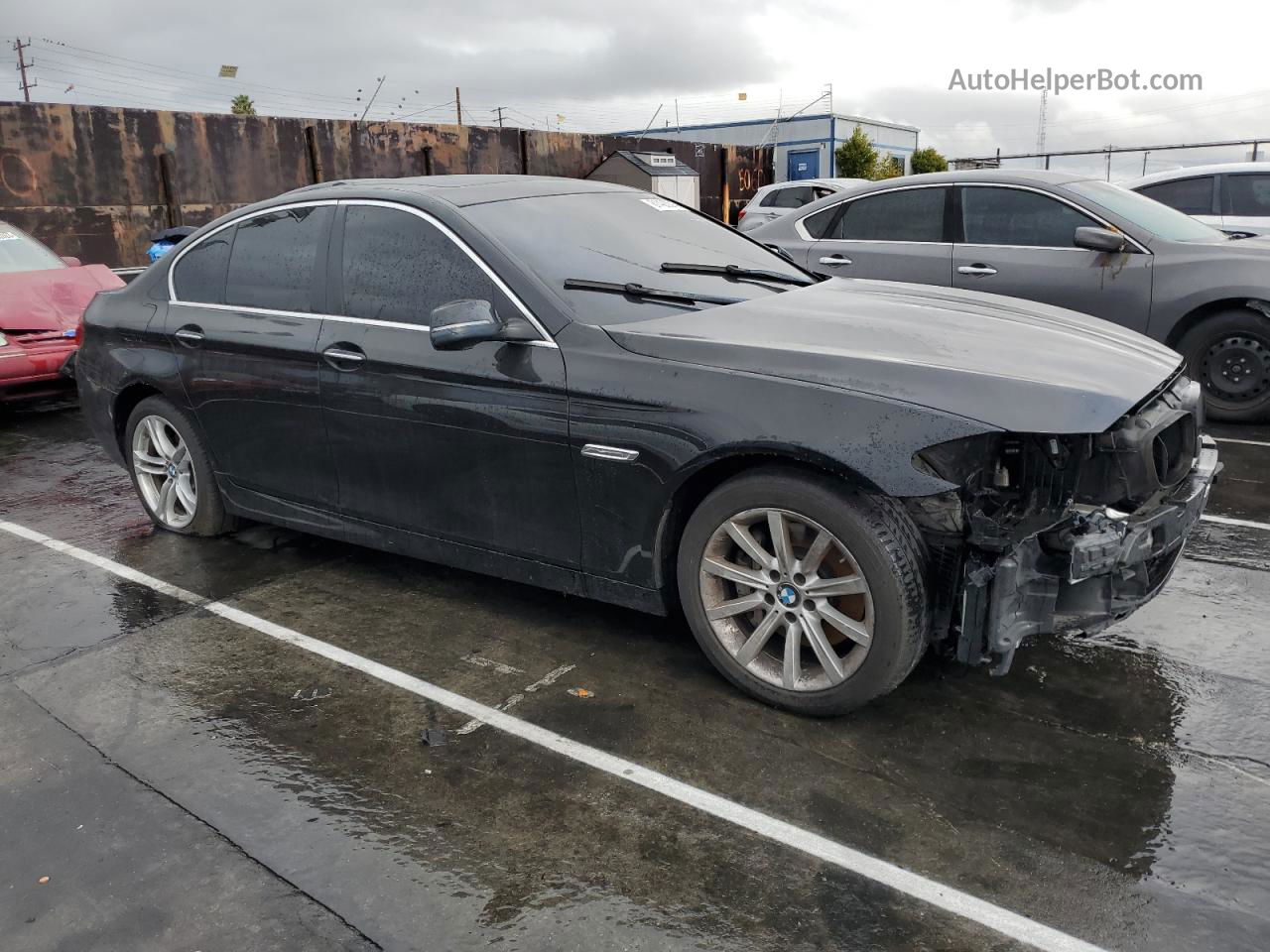 2014 Bmw 535 I Черный vin: WBA5B1C52ED481332