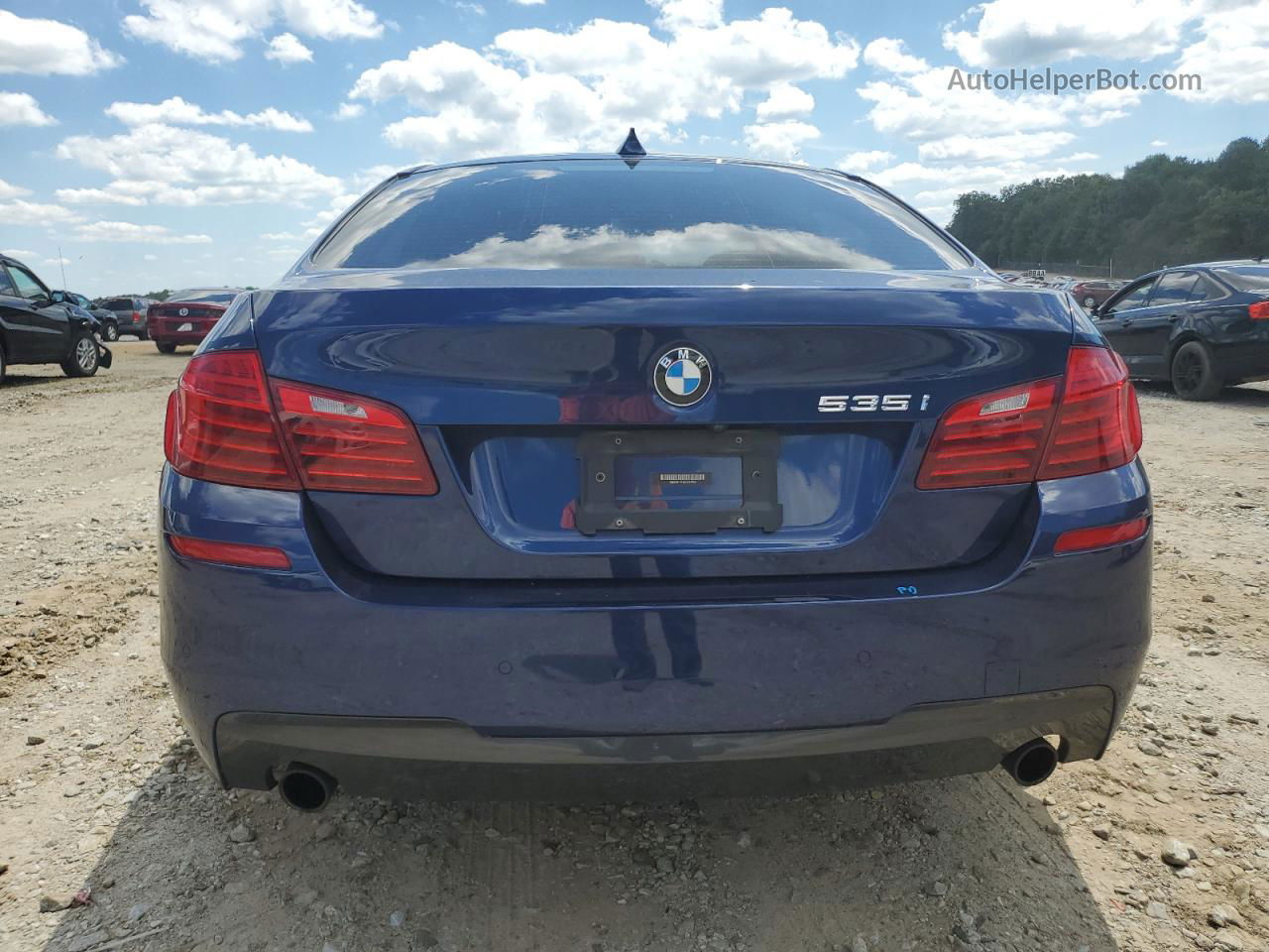 2016 Bmw 535 I Blue vin: WBA5B1C52GG131653