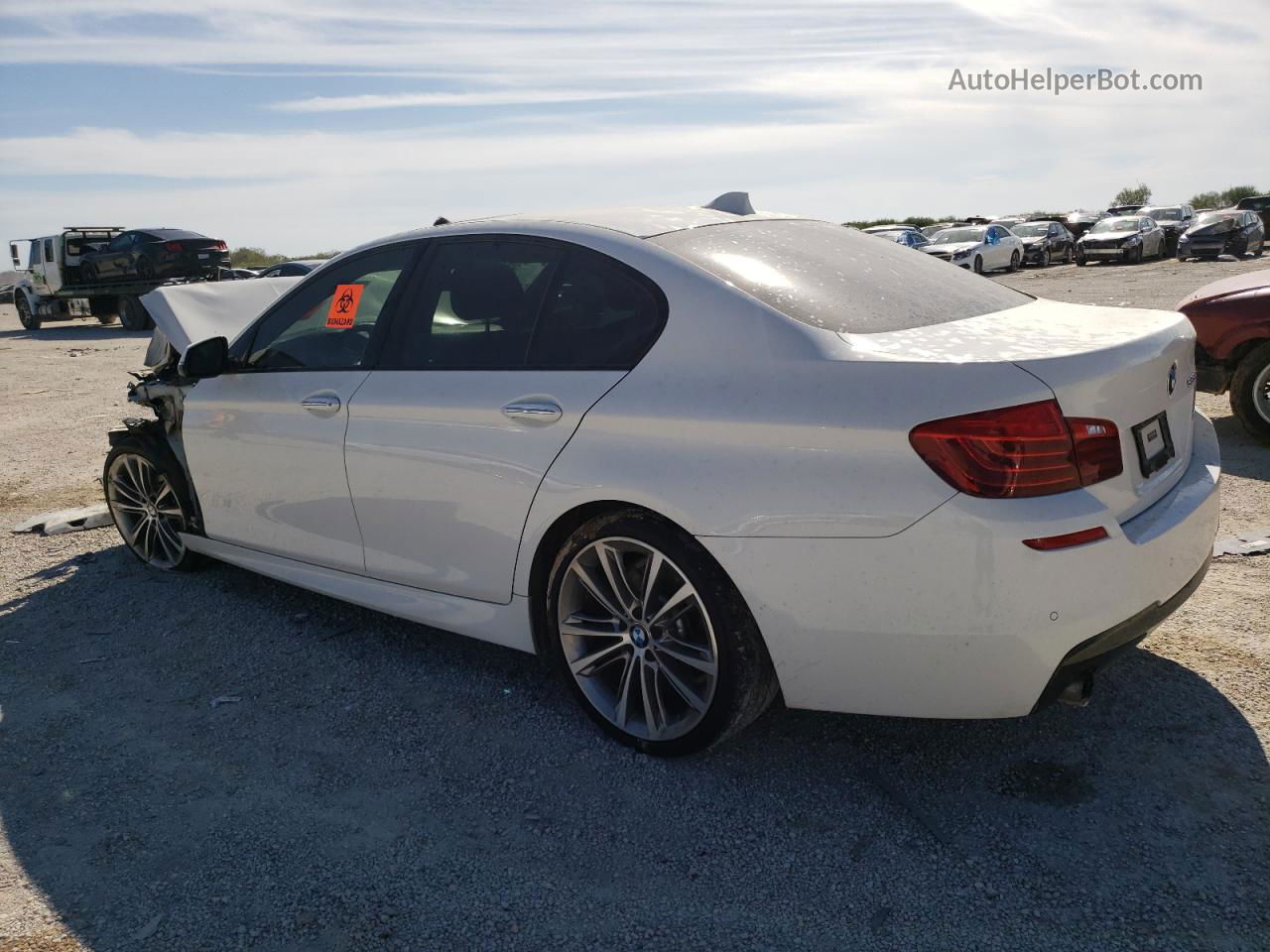 2016 Bmw 535 I White vin: WBA5B1C52GG133368