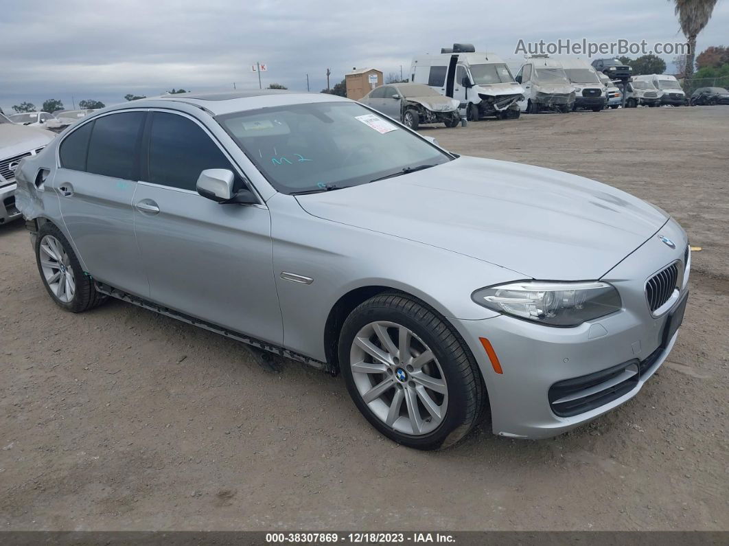 2014 Bmw 535i   Silver vin: WBA5B1C53ED475555