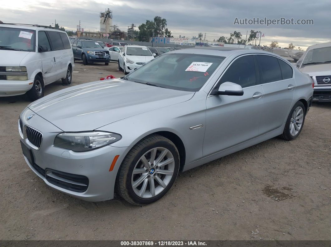 2014 Bmw 535i   Silver vin: WBA5B1C53ED475555