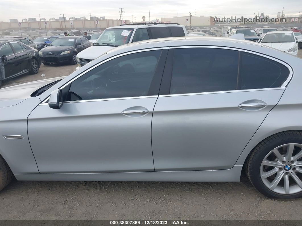 2014 Bmw 535i   Silver vin: WBA5B1C53ED475555