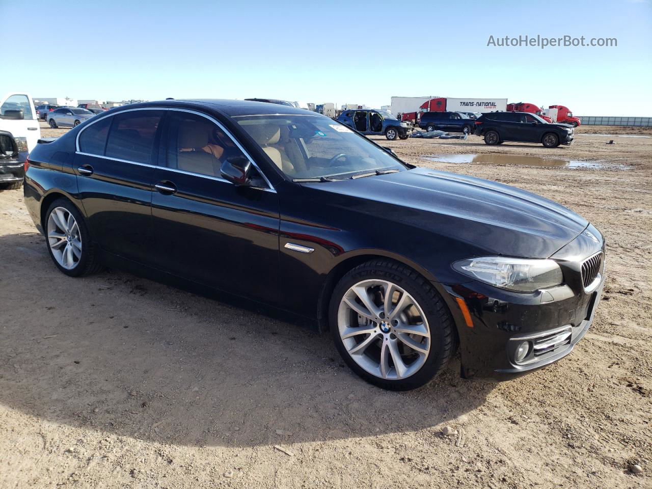 2014 Bmw 535 I Black vin: WBA5B1C53ED480951