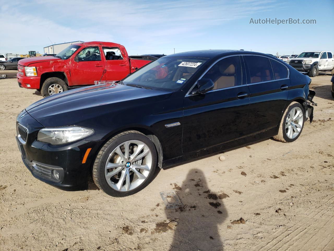 2014 Bmw 535 I Black vin: WBA5B1C53ED480951