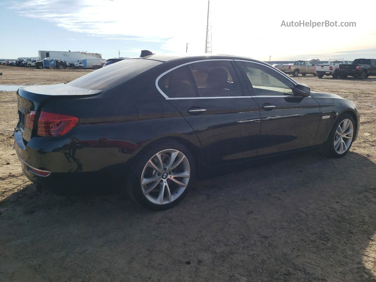 2014 Bmw 535 I Black vin: WBA5B1C53ED480951